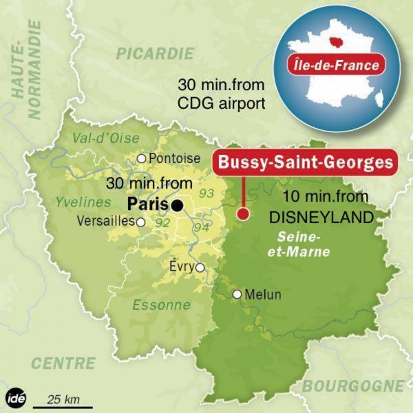 Top Location Apartment 10 Min Disneyland Bussy-Saint-Georges Exterior foto